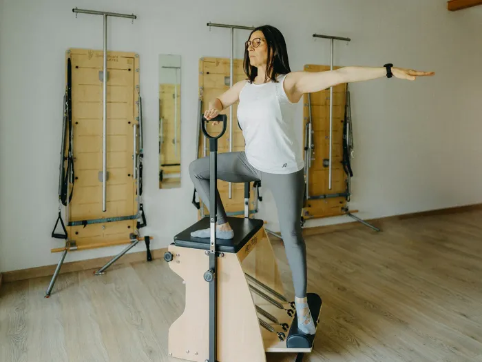 Cours de pilates sur machines au studio d'Allauch